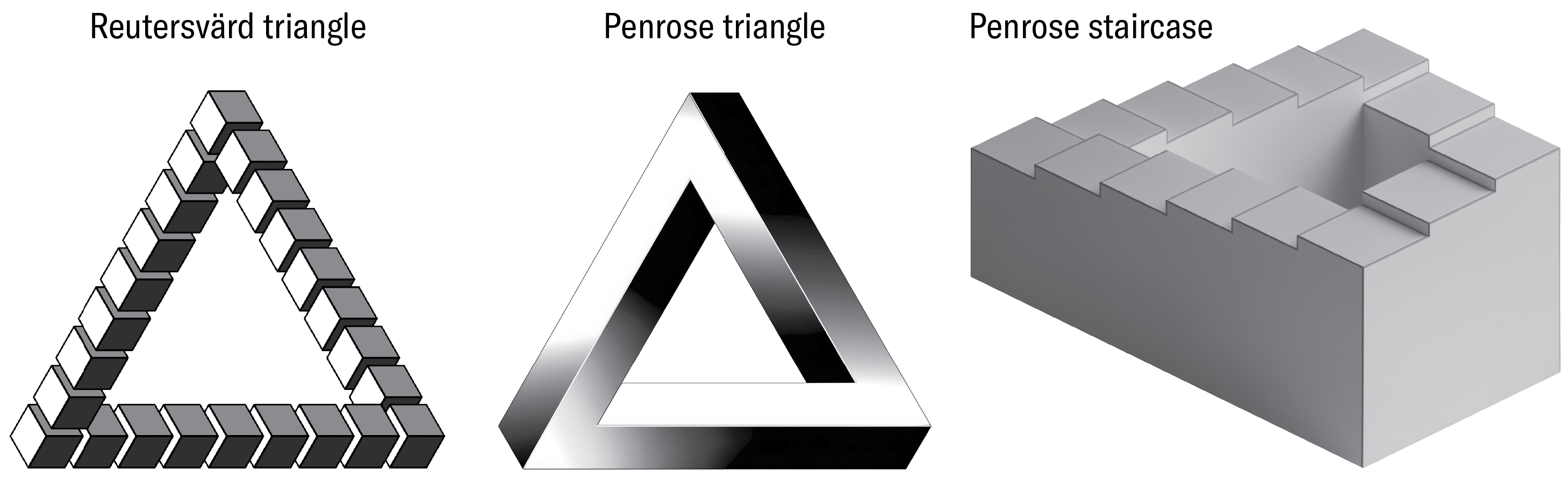 Penrose Triangle Illusion