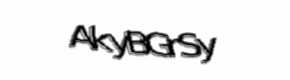 Security check image, please type the characters shown